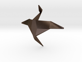 CRANE in Polished Bronze Steel