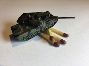 Leopard 2a7 Scale 1:200 in Tan Fine Detail Plastic