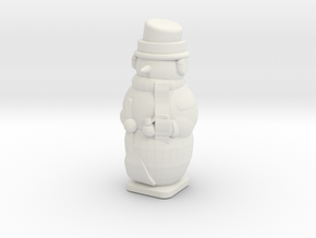 Light up snowman in White Natural Versatile Plastic