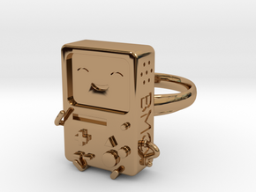 BMO Ring (Small) in Polished Brass