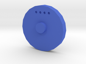 Mini adsorption wireless line charger in Blue Processed Versatile Plastic
