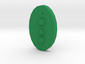 Wireless headset key in Green Processed Versatile Plastic