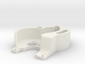 SCX24 2FM RC Surpass motor mount in White Natural Versatile Plastic