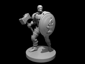 Warforged Forge Cleric in Tan Fine Detail Plastic