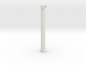 Ionic Column in White Natural Versatile Plastic: Extra Small