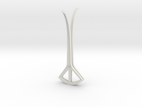 Welin Davit Arm - Scale 1:35 in White Natural Versatile Plastic