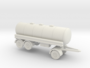 1/160 Tank trailer in White Natural Versatile Plastic