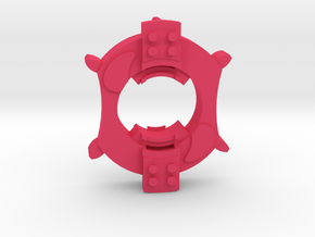 Beyblade miguel's guitar attack ring in Pink Processed Versatile Plastic