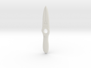 1:3 Survival Knife (Subnautica) in White Natural Versatile Plastic