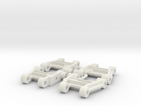 TAMIYA M01 PART D15 A ARMS, SUSPENSION ARMS in White Natural Versatile Plastic
