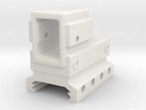 Devastator Micro Reflex Sight for Picatinny Rail in White Natural Versatile Plastic