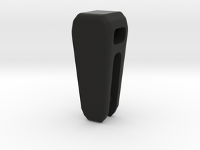 Pendant Clip for Instrument Picks ≥ 1mm in Black Premium Versatile Plastic