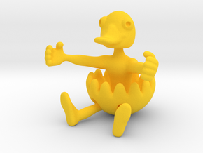 Duckman in Yellow Processed Versatile Plastic: Medium