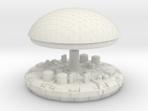 Dome and top in White Natural Versatile Plastic