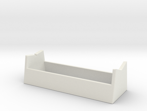 GU 280 Display Stand in White Natural Versatile Plastic