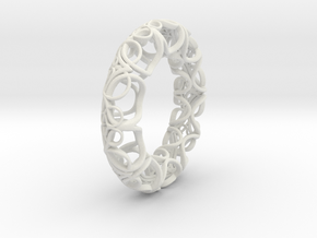 Love Loop in White Natural Versatile Plastic