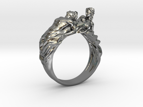 Tenderness ring in Polished Silver: 10 / 61.5