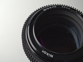 Focus Gear for Nikkor 85mm f/1.8 - PART B in Black PA12