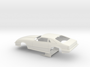  Static model Fox body pro mod version  in White Natural Versatile Plastic: 1:25