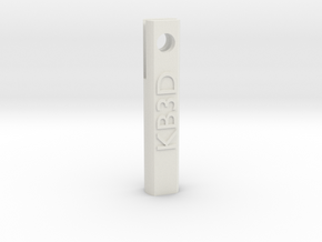 KB3D Chastity Sleeve Mk. 2 in White Natural Versatile Plastic