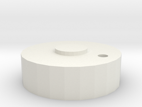 knob10 in White Natural Versatile Plastic