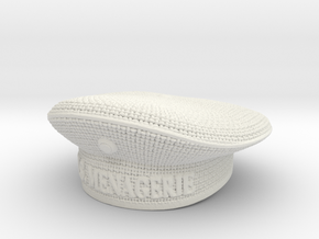 navy-hat in White Natural Versatile Plastic