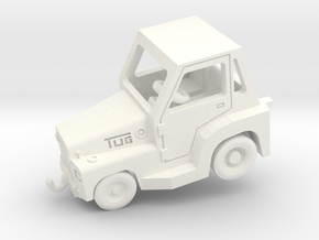 TUG MR Aircraft Tow Tractor  in White Processed Versatile Plastic: 1:100