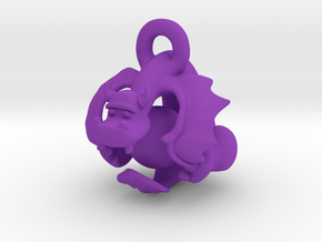 Ryu, Dragon Talisman in Purple Processed Versatile Plastic