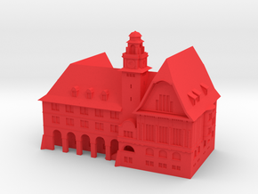 Rathaus Ebingen  in Red Processed Versatile Plastic