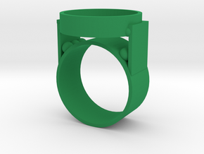 Lantern Ring Body in Green Processed Versatile Plastic: 10 / 61.5
