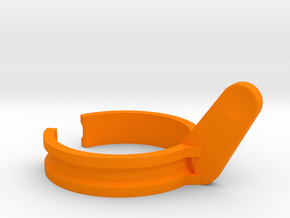 RC car thumb steering adapter in Orange Processed Versatile Plastic