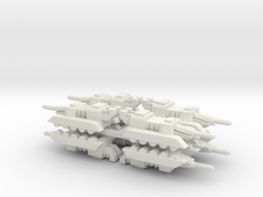 6 Tank x8 in White Natural Versatile Plastic