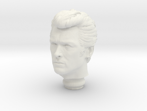 Mego Clint Eastwood Dirty Harry 1:9 Scale Head in White Natural Versatile Plastic