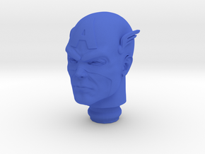 Mego Captain America WGSH 1:9 Scale Head in Blue Processed Versatile Plastic