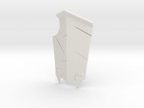 7-8 inchs Action Figure Uruk Hai Shield (Damaged) in White Natural Versatile Plastic