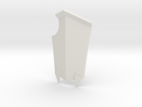 7-8 inchs Action Figure Uruk Hai Shield in White Natural Versatile Plastic