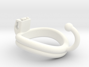 Cherry Keeper Ring G2 - 52mm Double Ball Hook in White Processed Versatile Plastic
