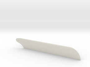 CP Pro 2 Heli Blade in White Natural Versatile Plastic