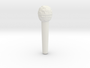 Microphone in White Natural Versatile Plastic