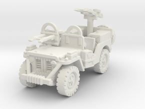 SAS Jeep Europe Armoured 1/87 in White Natural Versatile Plastic