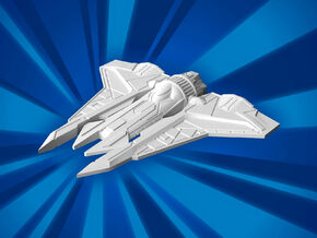 (MMch) Gauntlet Fighter in White Natural Versatile Plastic