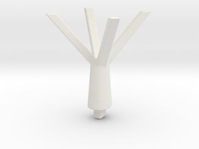 EM Universal Stand 4 Prong in White Natural Versatile Plastic
