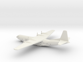 1/700 Scale Douglas C-133 Cargomaster in White Natural Versatile Plastic