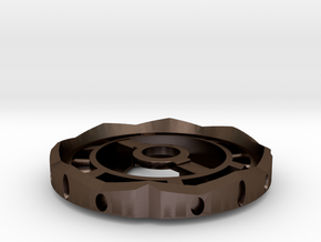 Stygian Wheel 2.0 in Polished Bronze Steel