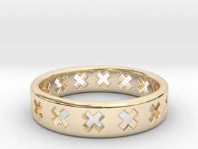 Ex Ring in 14K Yellow Gold: 8 / 56.75