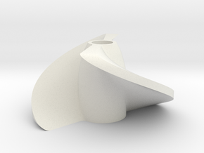 Impeller 2 Blades - Pitch 1.4 in White Natural Versatile Plastic