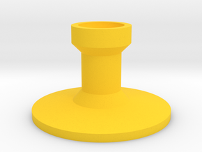 1:32 Scale Runway Light Base in Yellow Processed Versatile Plastic