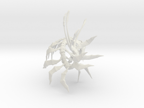 Leviathan Centipede - 4.5" in White Natural Versatile Plastic
