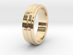 Bague Steel in 14K Yellow Gold: 5 / 49