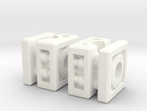 TF CW POTP 5mm Port Adapter for Combiner Set in White Premium Versatile Plastic: Small